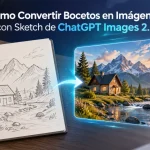 convertir bocetos en imagenes
