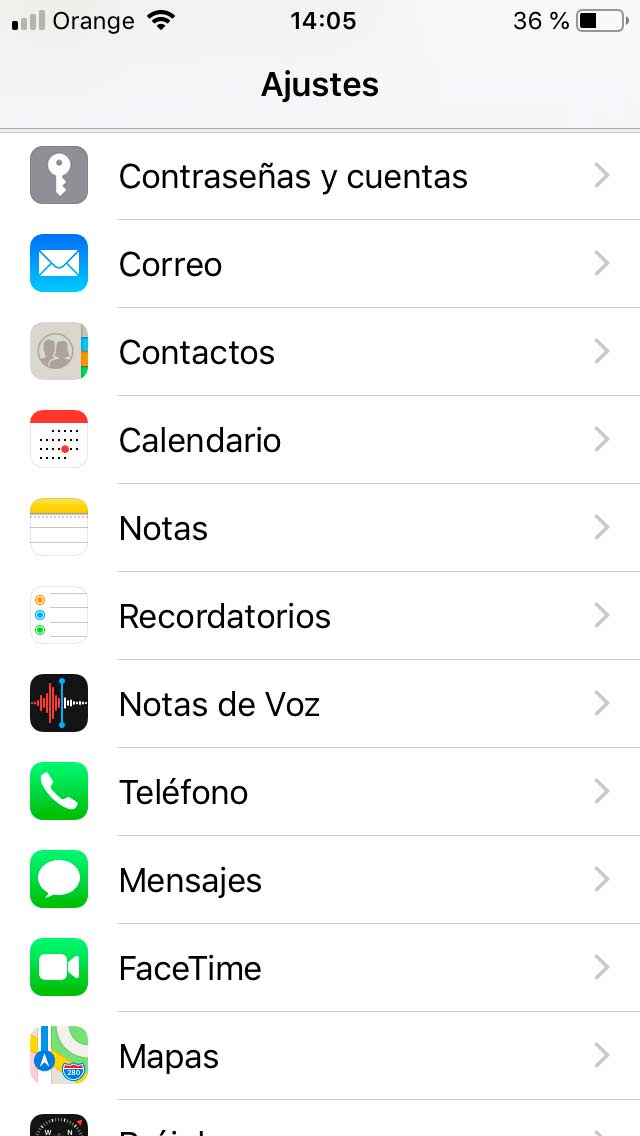ajustes iphone ajustes iphone