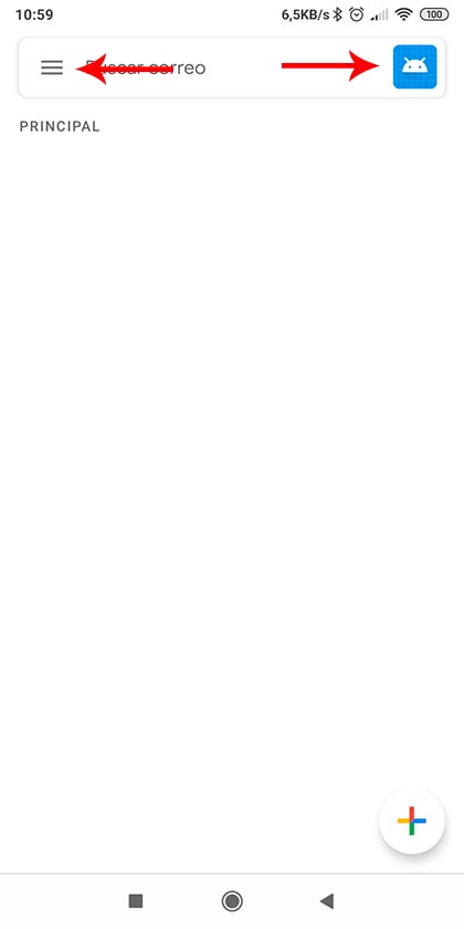 configurar correo android