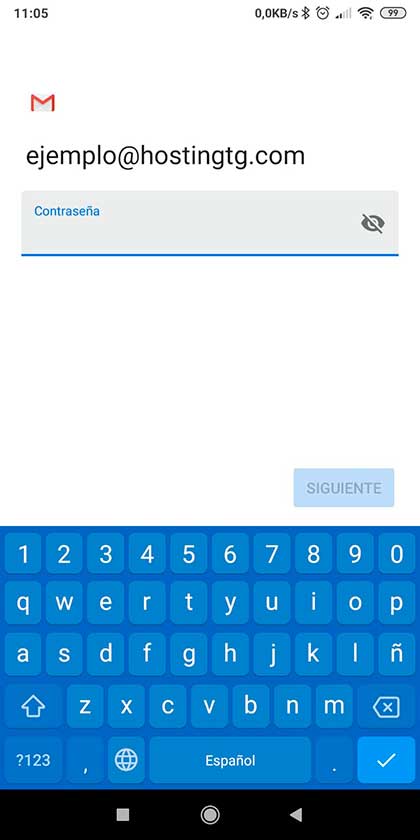 configurar cuenta de email